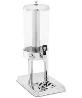 Fontaine à boisson - 5,5 L - avec système de refroidissement - acier inoxydable / plastique - Royal Catering