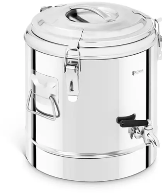 Conteneur isotherme - 12 L - avec robinet de vidange