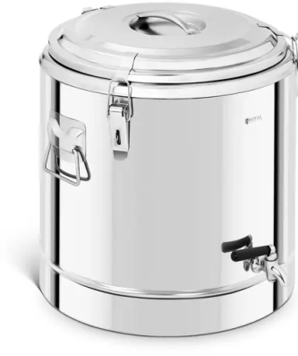 Conteneur isotherme - 35 L - avec robinet de vidange