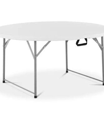 Table pliante - Ø 1 500 x 740 mm - Royal Catering - 150 kg - Intérieur/extérieur - Whitehe