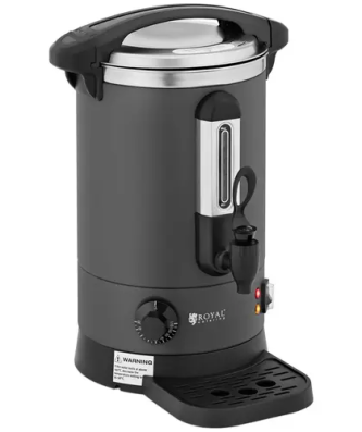 Distributeur d'eau chaude - 6.1 l - 1500 W - Plateau d'égouttage - Gris