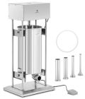 Poussoir à saucisse - 25 l - électrique - avec 4 tubes de remplissage - Royal Catering