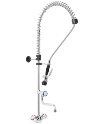 Mélangeur cuisine avec douchette - Laiton chromé