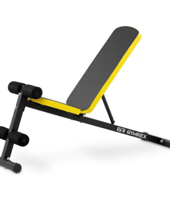 Banc de musculation décliné – Dossier réglable – 100 kg