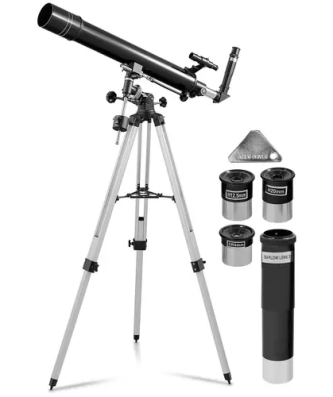 Lunette astronomique - Ø 80 mm - 900 mm - Trépied inclus