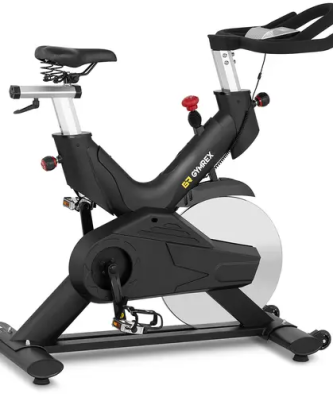 Vélo d'intérieur - Roue d'inertie de 20 kg - Supporte jusqu'à 120 kg - LCD