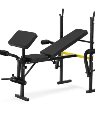 Banc de musculation multifonctionnel - capacité de charge jusqu'à 100 kg - réglable