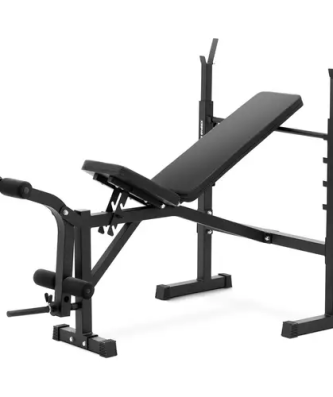 Banc de musculation multifonctionnel - capacité de charge jusqu'à 100 kg - réglable - inclinaison de 180 - 152°