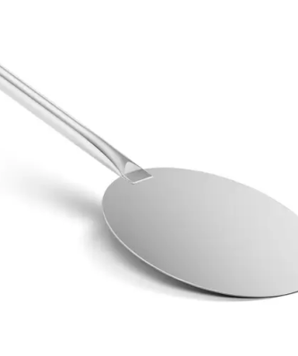 Pelle à pizza inox - 60 cm de long - 30 cm de diamètre