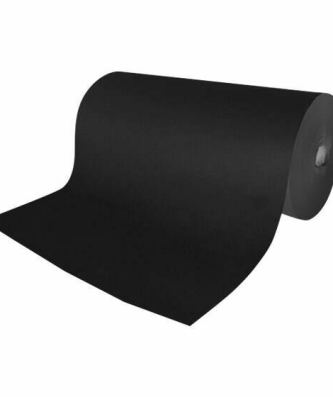 Papier thermoscellable noir 60 g/m² en bobine de 50 cm - par 10 kg