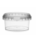 Pot plastique transparent rond avec fermeture de sécurité 210 ml - par 250