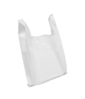 Sac bretelles plastique BD 50 microns blanc 26 x 6 + 6 x 45 cm - par 500