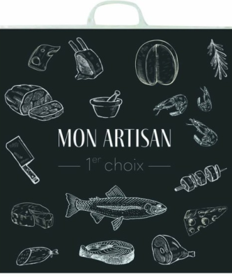 Sac isotherme plastique "Mon artisan" 20 L 50 x 50 cm - par 50