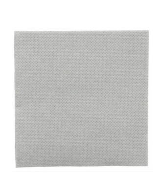 Serviette cocktail double point ouate grise 20 x 20 cm - par 100