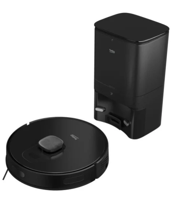 Beko Vrr94314vb - Aspirateur Robot 2 En 1 - Connecté - Autonomie 240 Minutes - 5000 Pa - 4 Vitesses - Noir Beko