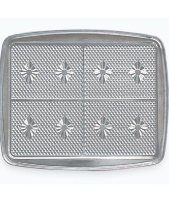 2 Plaques 4 gaufrettes fonte aluminium 23,8 cm 030221 Lagrange