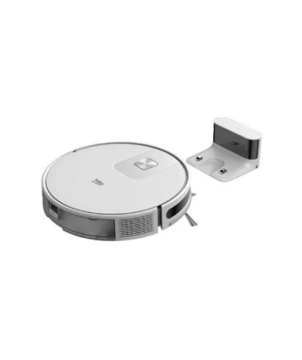 Beko Vrr60314vw - Aspirateur Robot Laveur 2 En 1 Connecté - Autonomie 150 Minutes - 2000 Pa - Blanc Beko