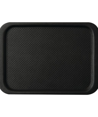 Plateau de service en mélamine Roltex Self antidérapant 46x36cm wengé