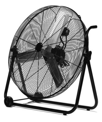 Ventilateur industriel 160W avec 3 vitesses et roues Purline