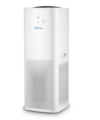 Purificateur d'air avec 2 filtres HEPA, PM2, ioniseur, écran tactile LED, 3 vitesses et mode AUTO pour 90m2. Purline