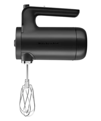Batteur à main électrique sans fil 7 vitesses noir réglisse 5KHMB732EBM Kitchenaid