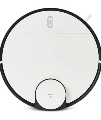 Medion X40 Sw - Robot Aspirateur Laveur - 8000 Pa - 400 Ml - Navigation Laser Et Fonction Balayage Medion
