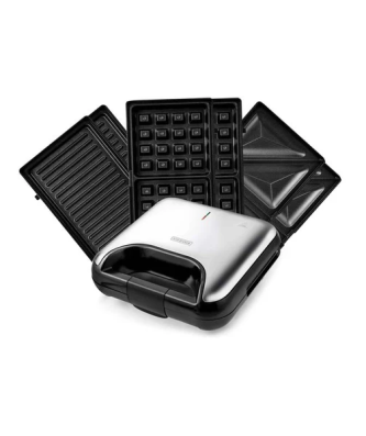 Sandwich maker 3en1 avec plaques anti adhésives MISTER K Kitchencook