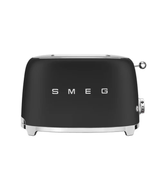Toaster 2 tranches années 50 noir mat Smeg