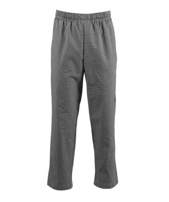 Pantalon de cuisine Whites Easyfit à petits carreaux noirs