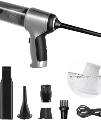 Aspirateur de table sans fil 3 en 1 gris noir Vendos85