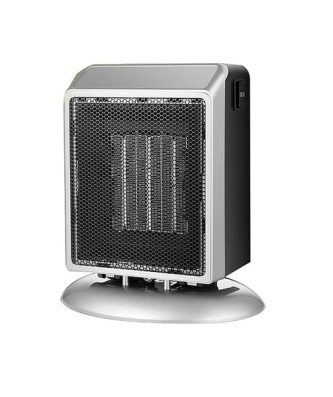 Chauffage électrique soufflant 400W/900W PTC argent noir Vendos85