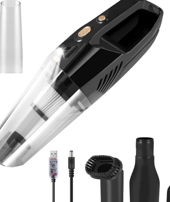 Aspirateur de table sans fil rechargeable 8500PA noir Vendos85