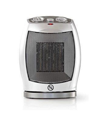 chauffage électrique céramique 1500W gris noir Vendos85