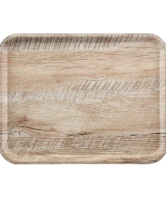 Plateau stratifié surface grainée Madeira Cambro chêne clair