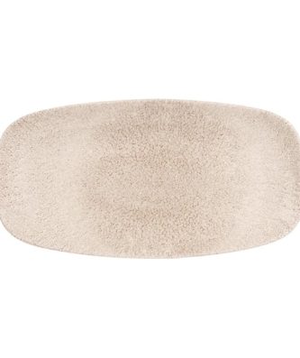 Assiettes oblongues Churchill Studio Prints Raku Agate Grey 298mm (Lot de 12)