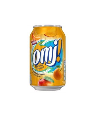 Barrs omj Sparkling Tropical 330ml (24 Pack) Schools Approved