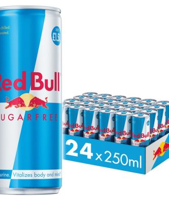 Red Bull Energy Drink Sugar Free 250ml £1.50 24 Pack