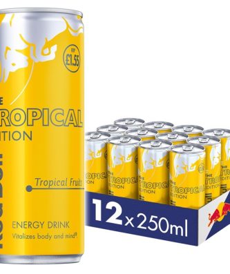 Red Bull Energy Drink Editions Tropical 250ml £1.45 (12 Pack)