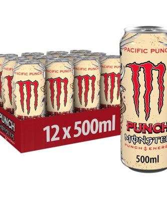 Monster Energy Drink Pacific Punch £1.65 500ml (12 Pack)