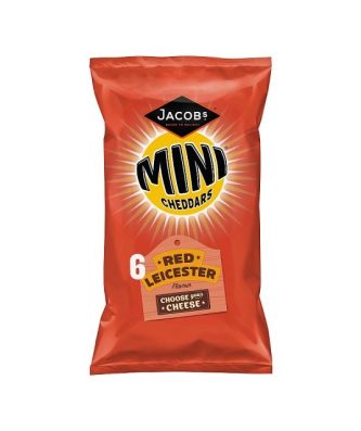 MINI CHEDDARS RED LEICESTER (12 x 6 PACK)
