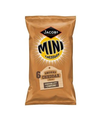 MINI CHEDDARS 6PACK NACHO CHEESE & JALAPENO