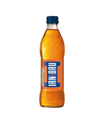 BARRS IRN BRU GLASS BOTTLES 330ml (24 PACK)
