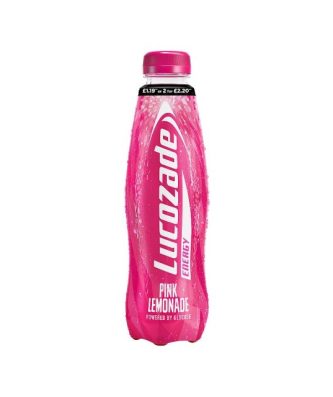 LUCOZADE ENERGY PINK LEMONADE 380ml £1.19 2 FOR £2.20 (12 PACK)