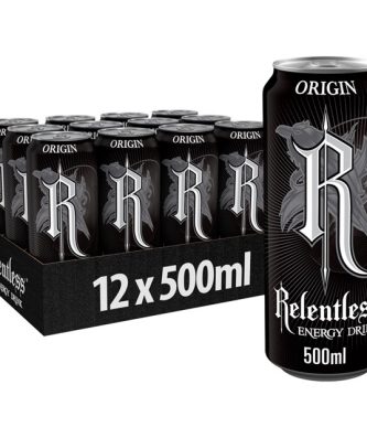 Relentless Energy Drink Origin 500ml £1.19 (12 Pack)
