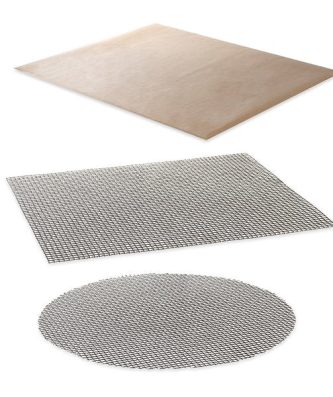 Lot 2 grilles de cuisson anti-adhérentes et feuille de protection pour four Mathon