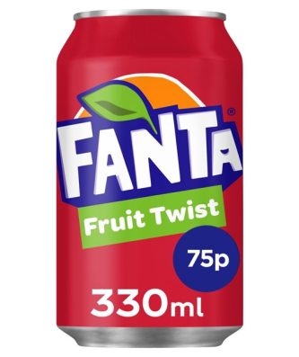 Fanta Fruit Twist 330ml 75p Cans (24 Pack)