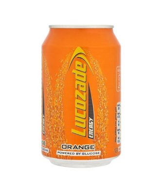 LUCOZADE ENERGY ORANGE 330ml CANS (24 PACK)