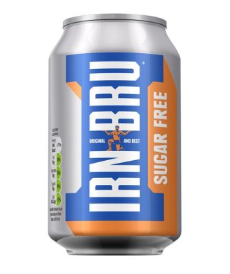 BARRS SUGAR FREE IRN BRU 330ml (24 PACK)