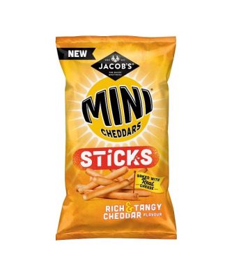 JACOBS MINI CHEDDARS STICKS RICH & TANGY CHEDDAR 150g (8 PACK)