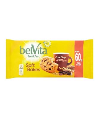 Belvita Softbakes Choc Chip 50g (20 Pack) 14 April dated